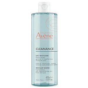 AVENE Cleanance Eau Micellaire micelārais ūdens 400ml
