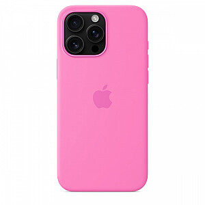 Силиконовый чехол с MagSafe для iPhone 16 Pro Max - пион