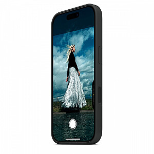 Силиконовый чехол с MagSafe для iPhone 16 Pro Max - пион