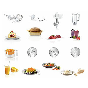 Bosch MUM58258 бело-серебристый