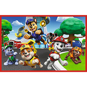 TREFL PAW PATROL Puzļu komplekts Jautrā suņu diena, 2x24 gab.