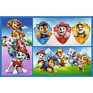 TREFL PAW PATROL Pužļu komplekts Lieliskā Kepu Patruļa, 2x70 gab.