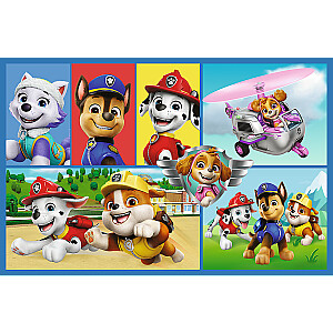 TREFL PAW PATROL Pužļu komplekts Lieliskā Kepu Patruļa, 2x70 gab.