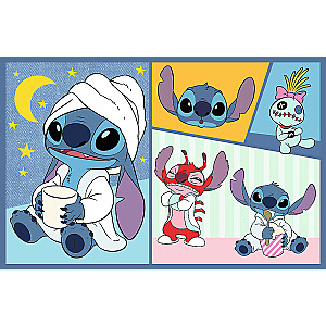 TREFL DISNEY STITCH Pužļu komplekts Ar Stitch nav garlaicīgi, 2x70 gab.