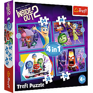 TREFL DISNEY Inside Out 2 Комплект пазлов 4в1