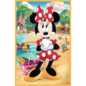 TREFL DISNEY MICKEY MOUSE Pužļu komplekts Pele brīvdienās, 3x50 gab.