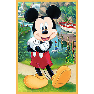 TREFL DISNEY MICKEY MOUSE Pužļu komplekts Pele brīvdienās, 3x50 gab.