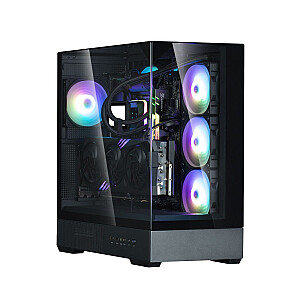 P40 Prism Mid-Tower корпус с закаленным стеклом черный