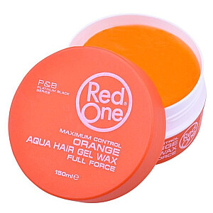 RED ONE Aqua Hair Gel Wax Full Force воск для волос Orange 150ml