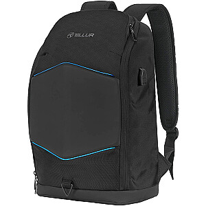 Рюкзак для ноутбука Tellur 15.6 с подсветкой, порт USB, черный