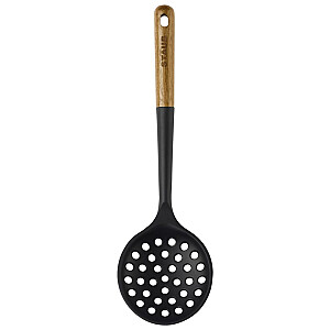 Ложка для снятия пены Staub - 31 см, коричнево-черная