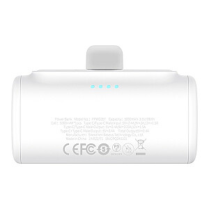 Baseus Compact 5000mAh 20W USB-C balts
