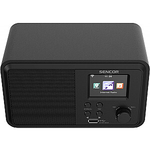 Interneta radio jauda 4W, WiFi, FM, DAB+, USB, LCD displejs