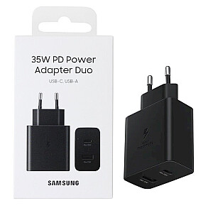 Зарядное устройство Samsung EP-TA220NBEGEU USB-C / 3A / 35W / черный