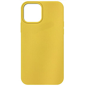 Fusion elegance fibre izturīgs silikona aizsargapvalks Apple iPhone 12 / 12 Pro dzeltens