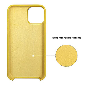 Fusion elegance fibre прочный силиконовый чехол для Apple iPhone 12 / 12 Pro желтый