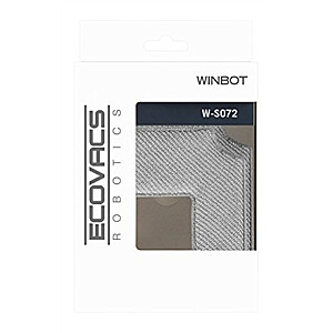 Чистящая салфетка Ecovacs W-S072 для Winbot 850/880, 2 шт., Серая