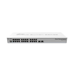 Коммутатор облачного маршрутизатора MikroTik CRS326-24G-2S + RM Managed L3, возможность установки в стойку, количество портов 1 Гбит / с (RJ-45) 24, количество портов SFP + 2, RouterOS (уровень 5)