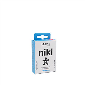 Mr&Mrs Niki Car air freshener refill JRNIKIBX023V00 Refill for Car Scent, Portofino, Black