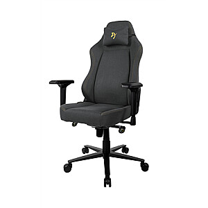 Игровое кресло Arozzi Primo Woven Fabric Black / Grey / Gold с логотипом