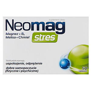 NEOMAG Stresa uztura bagātinātājs, kas atbalsta labas pašsajūtas uzturēšanu 50 tabletes