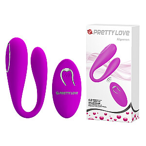 PRETTY LOVE Algernon bezvadu stimulators pāriem ar 12 vibrācijas funkcijām