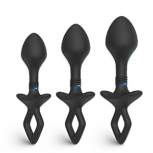 S-HANDE FlexiCore анальный стимулятор Black 3шт.