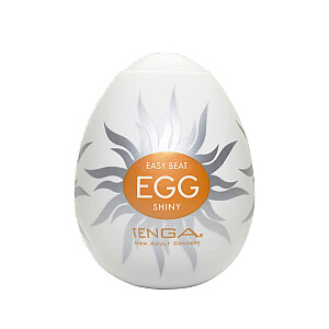 TENGA Egg Shiny Hard Gel vienreizējais masturbators olu formā