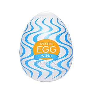 TENGA Egg Wind vienreizējais masturbators olu formā
