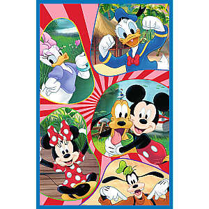 TREFL DISNEY MICKEY MOUSE Комплект пазлов, 3x80 шт.