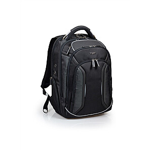 Port Designs Melbourne Вмещает до 15,6 дюймов, черный, плечевой ремень, водонепроницаемый чехол, рюкзак