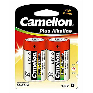 Camelion D / LR20, Plus Alkaline, 2 шт.