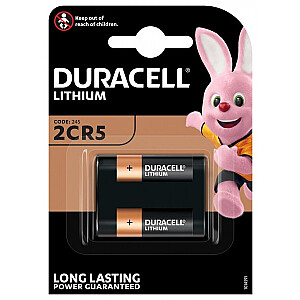 Litija baterija 2CR5 6V 1400mah Duracell