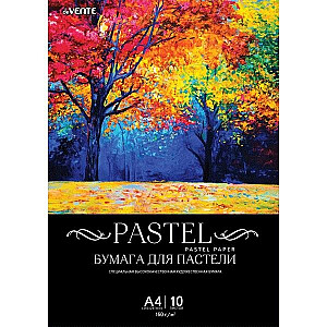 *Pasteļpapīrs deVente A4, 160g/m², 10 loksnes, melns