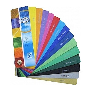 Krāsains kartons Kreska A4, 170g/m², 20 loksnes, Light green