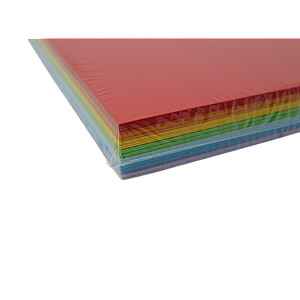 Krāsains papīrs Image A4, 160g/m², 70 loksnes, Rainbow Mix
