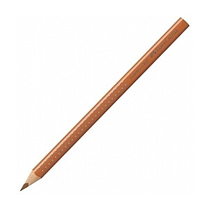 Trīsstūrveida krāsains zīmulis Faber-Castell Jumbo Grip, gaiši brūns