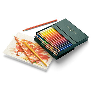 Zīmuļu komplekts Faber-Castell Polychromos dāvanu kārbā, 36 krāsas