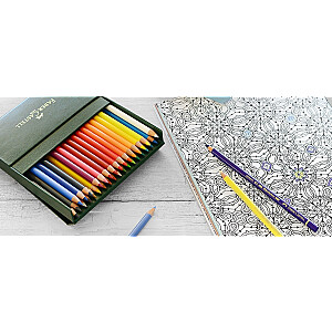 Zīmuļu komplekts Faber-Castell Polychromos dāvanu kārbā, 36 krāsas