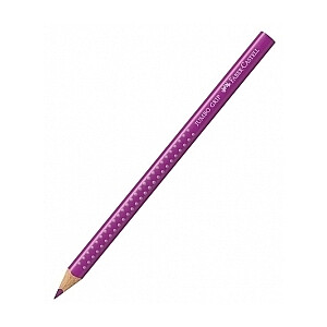 Trīsstūrveida krāsains zīmulis Faber-Castell Jumbo Grip, sārti violets