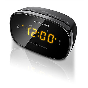Muse Часы-радио PLL M-150CR Black, Функция будильника