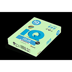 Krāsains papīrs IQ A4, 80g/m², 500 loksnes, MG28, Medium Green