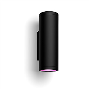 Philips Hue WCA Appear āra sienas lampa, melna | 8 W | 2000-6500 Hue balta krāsu atmosfēra