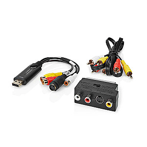 Video konvertors (analogs uz digitālo) SCART/RCA/S-Video - USB 2.0