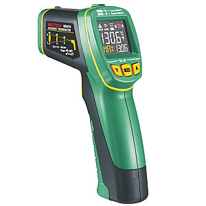 Rokas bezkontakta infrasarkanais termometrs, krāsu LCD, MAX/MIN/AVG/DIF, Mastech