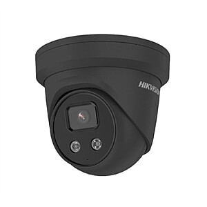 Купольная IP-камера Hikvision DS-2CD2346G2-IU, 4 МП, F2.8, IP66, H.265 +, черный, технологии AcuSense / Darkfighter, 256 ГБ, 103 °