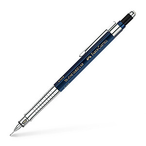 Mehāniskais zīmulis Faber-Castell TK-FINE VARIO L 0.5mm, tumši zils