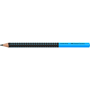 Zīmulis Faber-Castell Jumbo Grip 2001 Two Tone melns/tirkīza