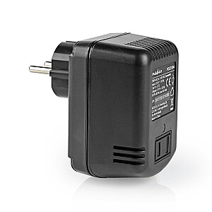 45W, 110V maiņstrāvas (amerikāņu) ierīču jauda, izmantojot (Eiropas) 230V maiņstrāvas tīklu