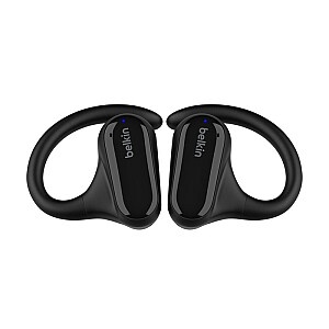 Belkin SoundForm ClearFit austiņas patiesi bezvadu stereo (TWS) ausu āķis zvaniem/mūzikai/sportam/ikdienai Bluetooth melns